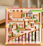 Magnetic Wooden Maze Puzzle Game for Kids