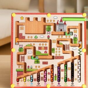 Magnetic Wooden Maze Puzzle Game for Kids